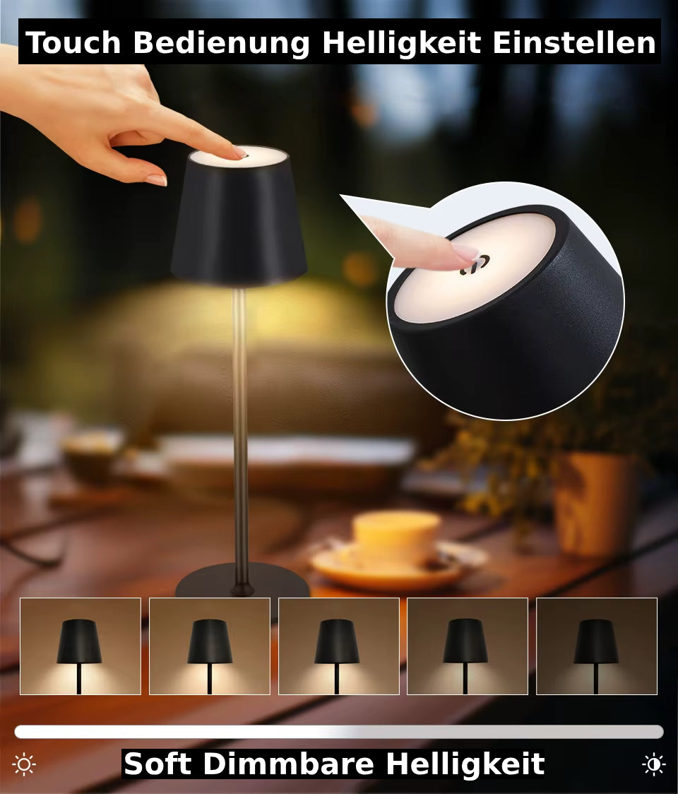 Webers Akku LED- Tischleuchte